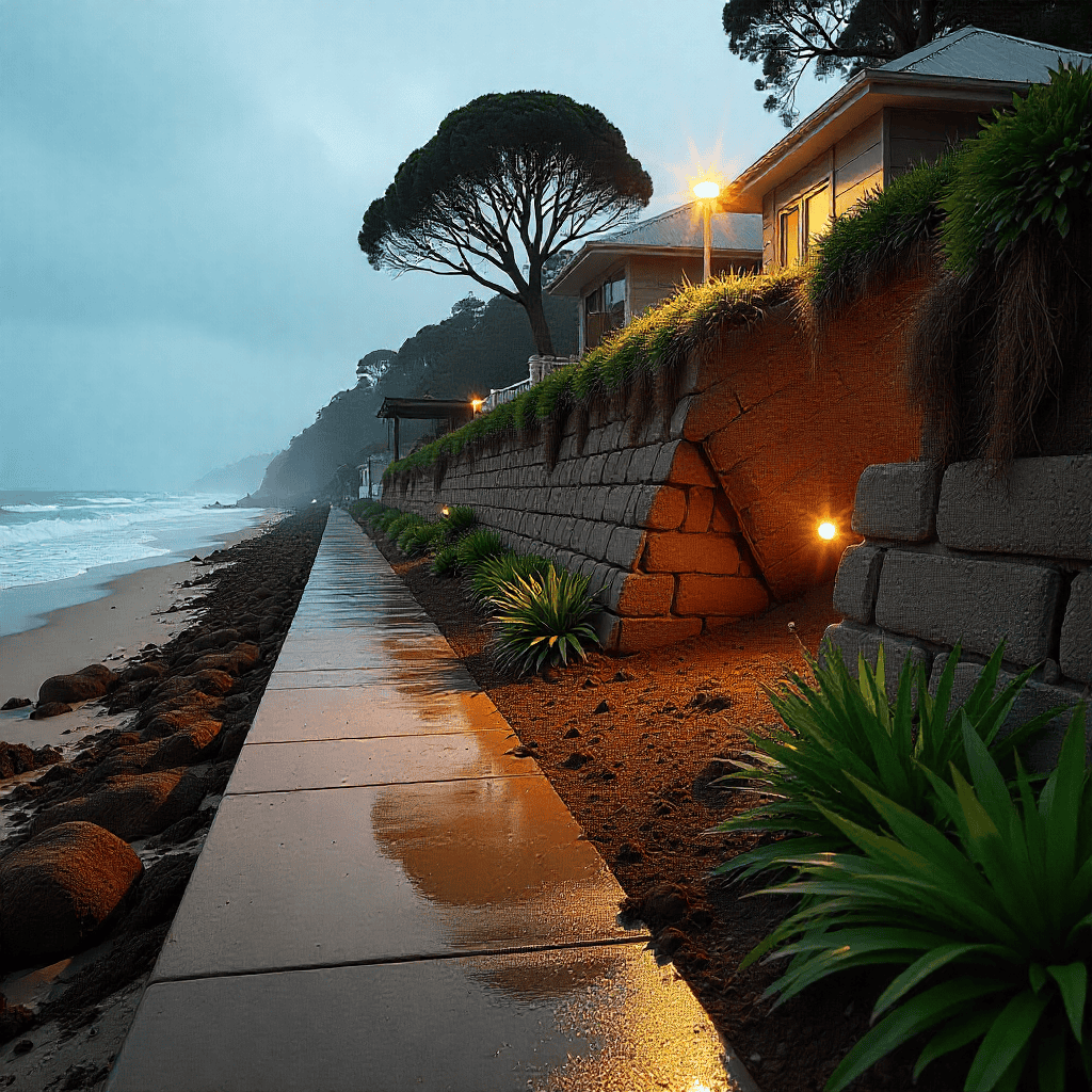Retaining Wall Failure in Northern Beaches Storm – Soil Erosion & Damage