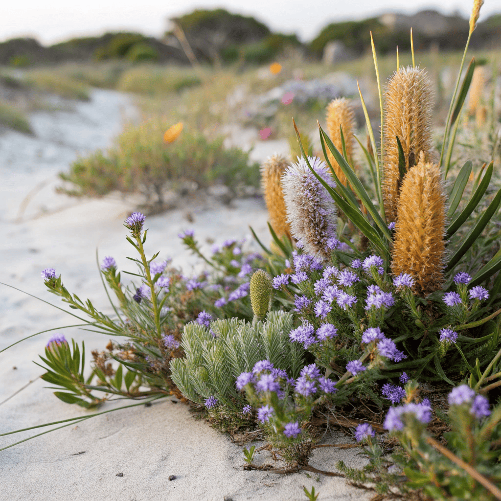 Native Australian plants perfect for Northern Beaches coastal gardens including banksia and lomandra