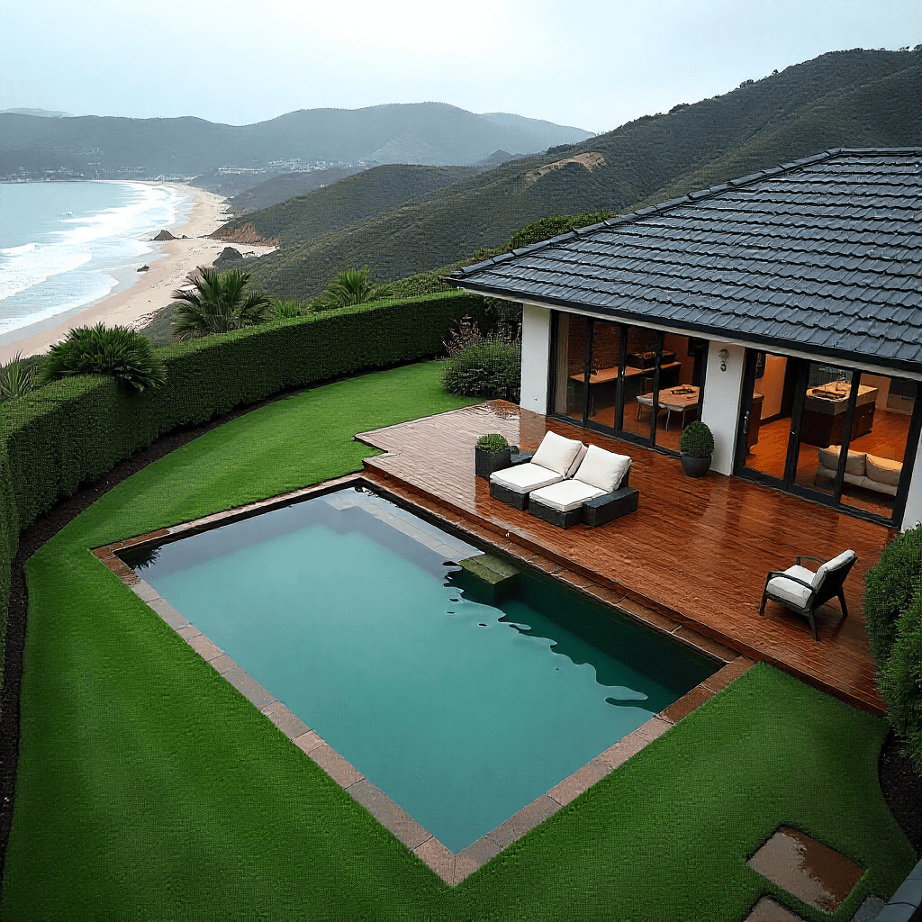 Flooded Backyard Northern Beaches – Luxury Home After Heavy Rain
