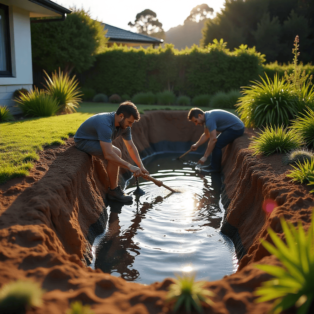 Natural Pond Water Feature Installation – Northern Beaches Landscaping